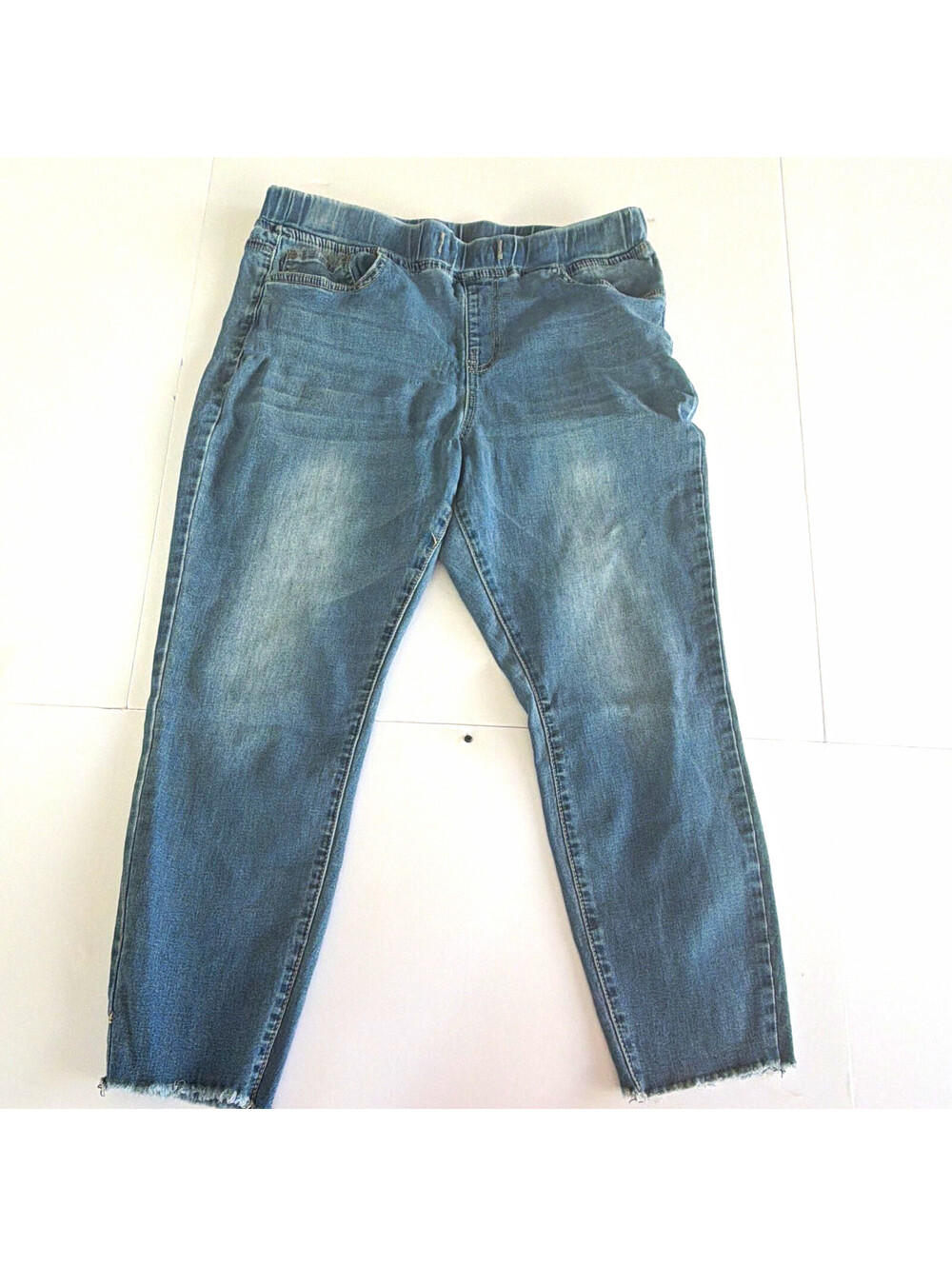 Royalty for Me Women's Light Wash Blue Denim Jeans Petite PL 5-Pocket Pockets